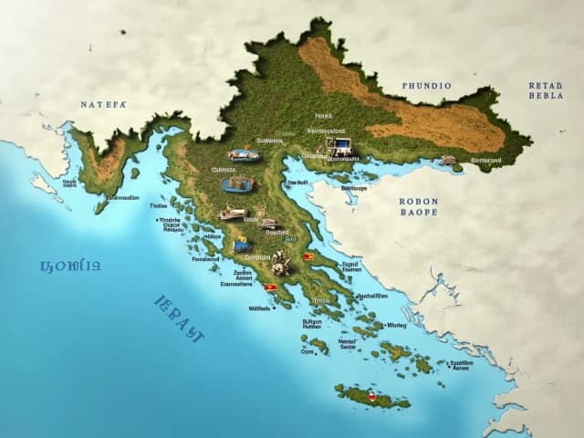 Gdzie leży Chorwacja na mapie Europy? Odkryj jej położenie i sąsiadów Gdzie leży Chorwacja na mapie Europy? Odkryj jej położenie i sąsiadów