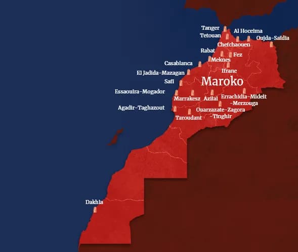 Gdzie leży Maroko? Odkryj jego niesamowite położenie i sąsiadów Gdzie leży Maroko? Odkryj jego niesamowite położenie i sąsiadów